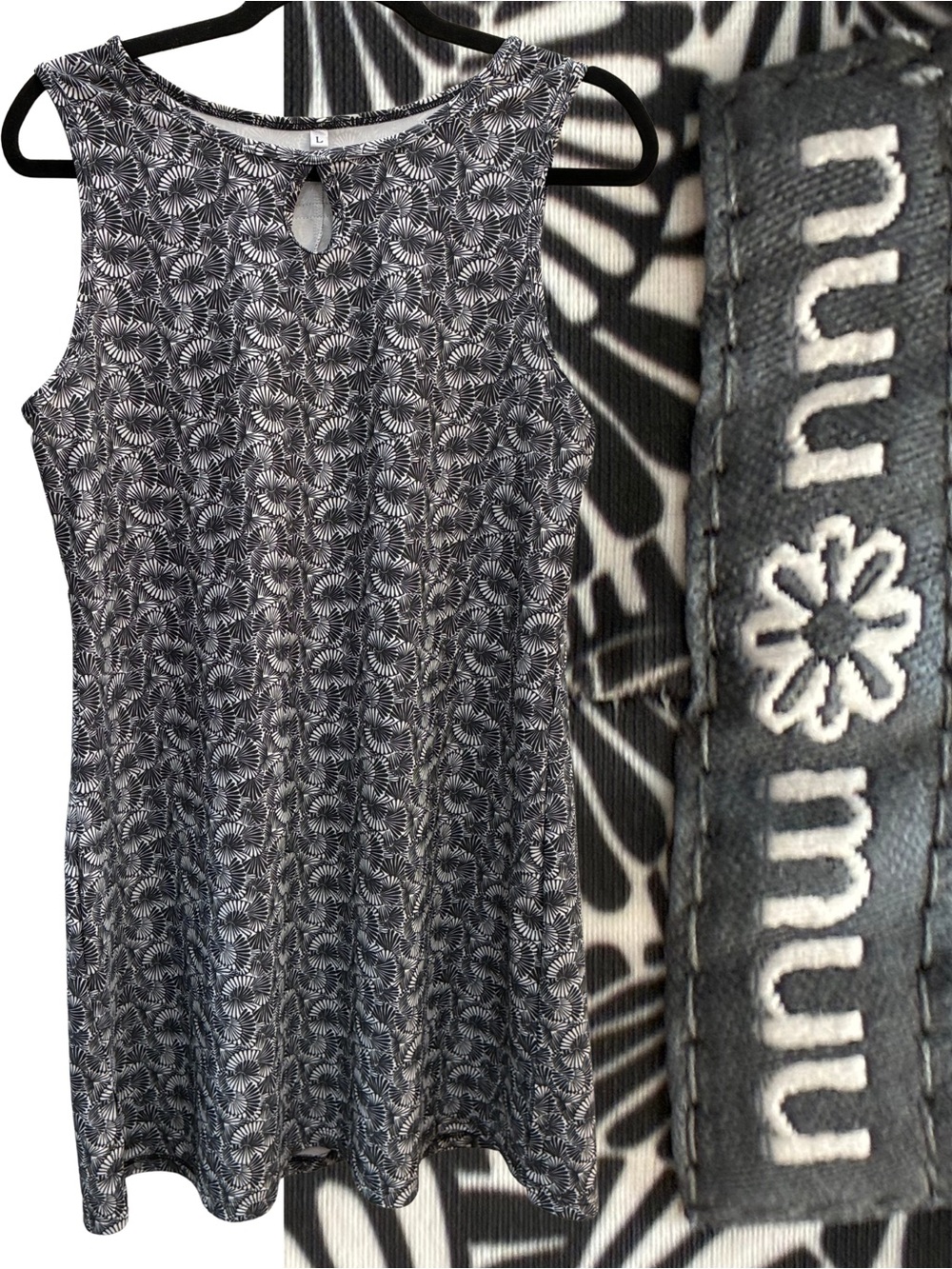 Nuu-Muu Keyhole Neckline A-line Exercise Dress Size Large (Magpie 2023)